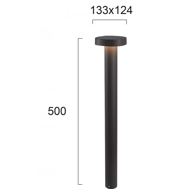 Φωτιστικό Κολώνα LED 7W 3000k Ανθρακί Onda 4223800 VIOKEF