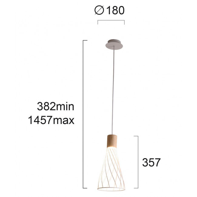 Φωτιστικό Μονόφωτο GU10 Λευκό Hank 4235200 VIOKEF