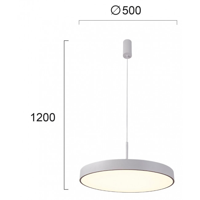 Φωτιστικό LED 40W 3000k Λευκό Madison 4235600 VIOKEF