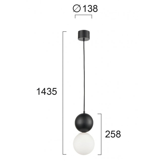 Φωτιστικό Μονόφωτο G9 Μαύρο Και Λευκό Stone 4236700 VIOKEF