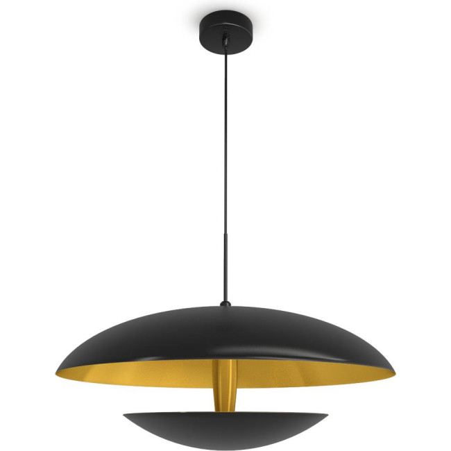 Φωτιστικό LED 16W 3000k Μαύρο Και Χρυσό Monica 4242200 VIOKEF