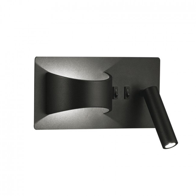 Απλίκα LED 8W 3000K Μαύρο Jake 4243300 VIOKEF