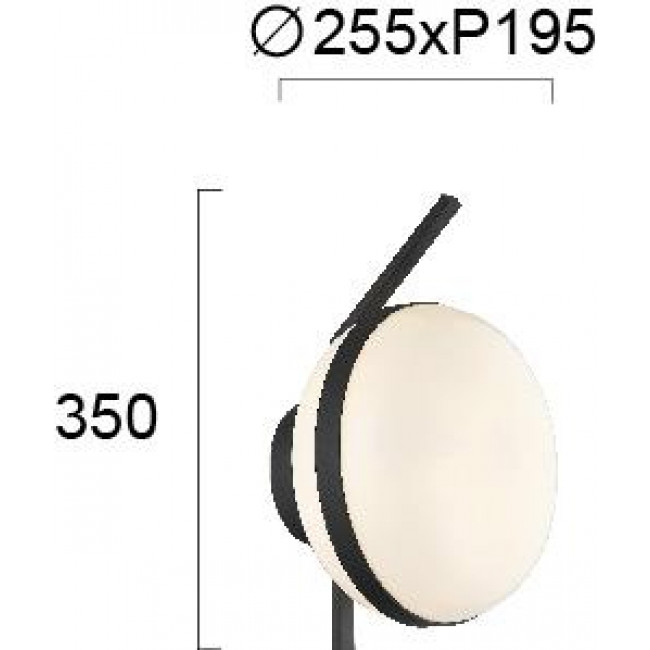 Απλίκα E27 Μαύρο Και Λευκό Palma 4245400 VIOKEF