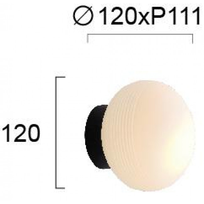 Απλίκα G9 Μαύρο Και Λευκό Angelo 4248900 VIOKEF