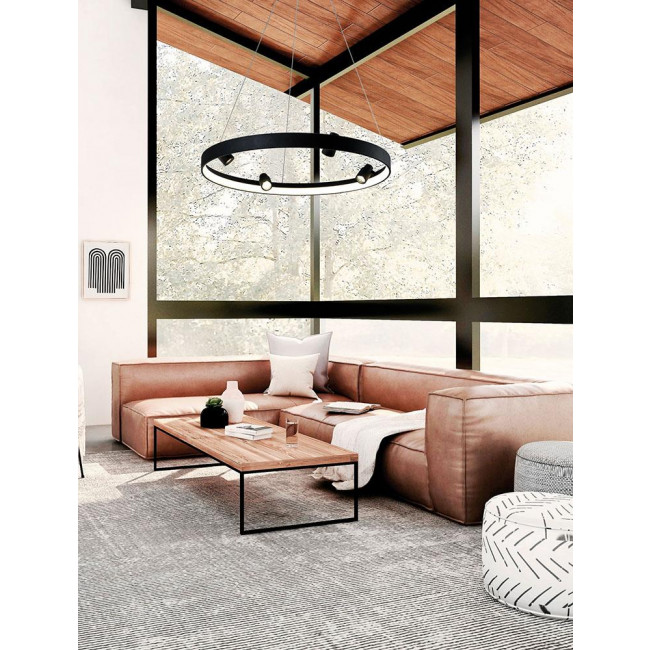 Φωτιστικό LED 40W 3000k Μαύρο Denis 4250600 VIOKEF