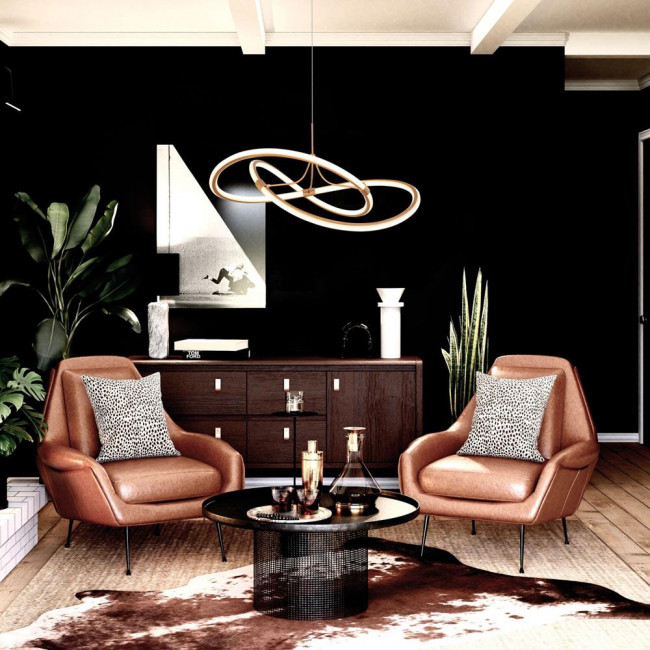 Φωτιστικό LED 58W 3000k Χρυσό Lorra 4250800 VIOKEF