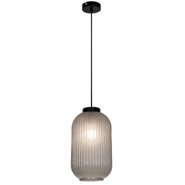 Φωτιστικό Μονόφωτο E27 Μαύρο Και Φυμέ Astor 4253101 VIOKEF