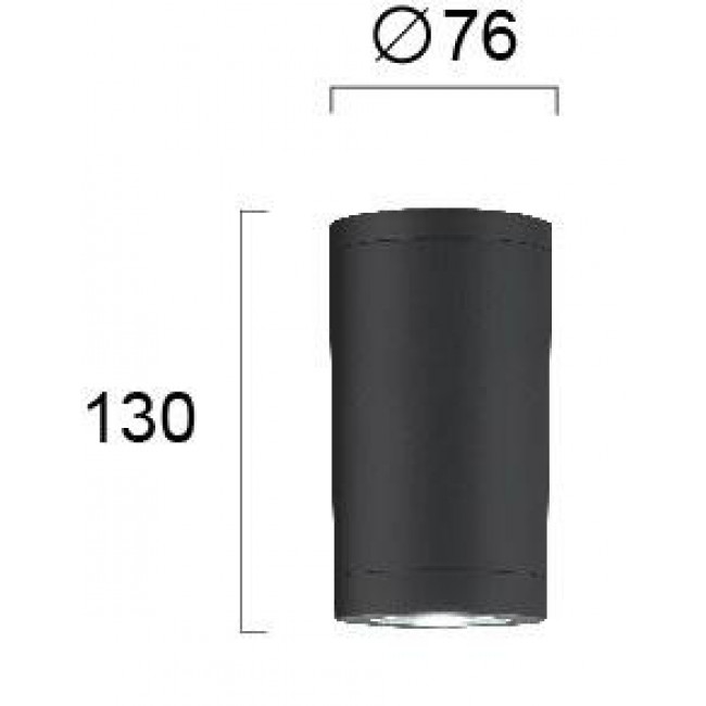 Σπότ Οροφής GU10 Ανθρακί Melinda 4256800 VIOKEF