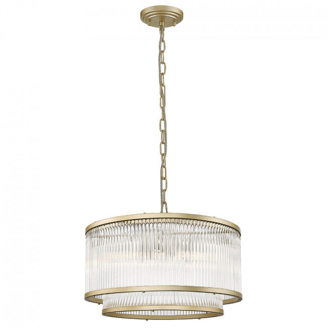 Φωτιστικό Μονόφωτο E14 Χρυσό Και Διάφανο Karolina 4259000 VIOKEF