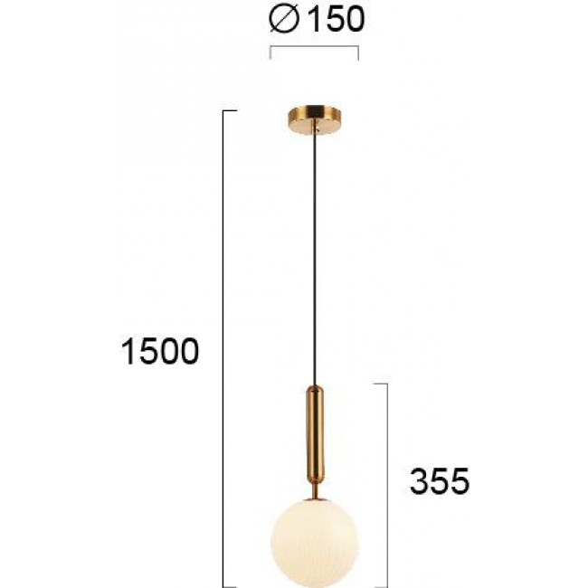 Φωτιστικό Μονόφωτο G9 Ορείχαλκος Και Λευκό Jolin 4259300 VIOKEF