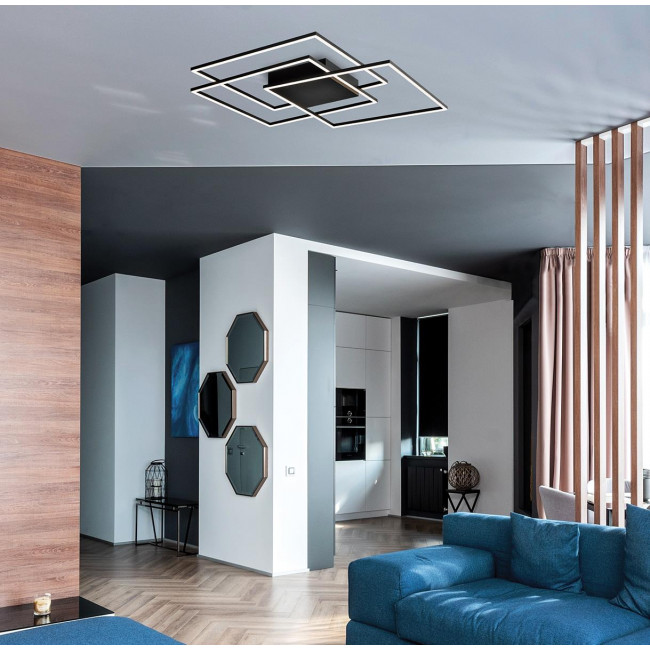 Φωτιστικό LED 79W 3000k Μαύρο Daniel 4263400 VIOKEF