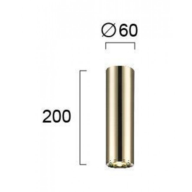 Σποτ Οροφής GU10 Χρυσό Ballet 4265001 VIOKEF