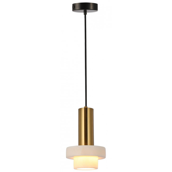 Φωτιστικό Μονόφωτο E27 Λευκό Και Χρυσό Marble 4266000 VIOKEF