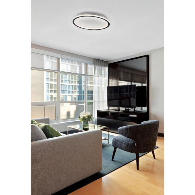 Πλαφονιέρα LED 35W 3000k Μαύρο Arla 4266501 VIOKEF