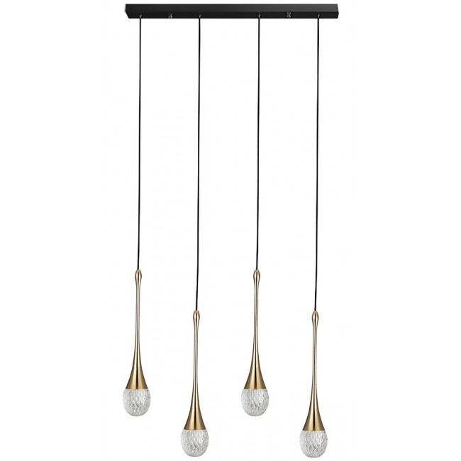 Φωτιστικό LED 12W 3000k Μαύρο Και Χρυσό Star Light 4268600 VIOKEF