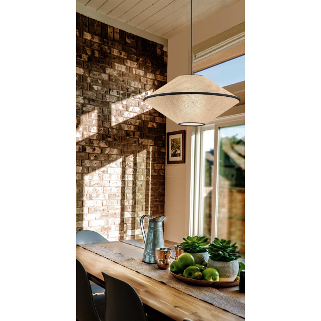 Φωτιστικό Μονόφωτο E27 Φυσικό Και Μαύρο Amica 4270200 VIOKEF