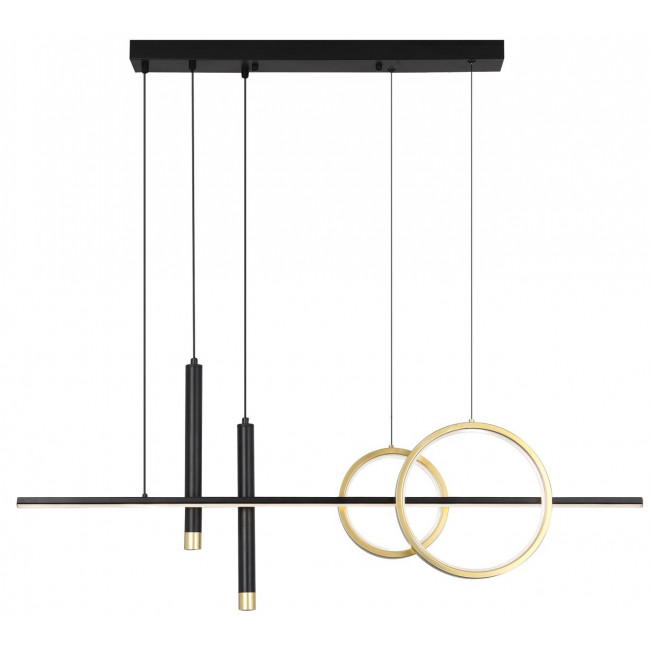 Φωτιστικό LED 22.4W 3000k Μαύρο Και Χρυσό Combo 4270600 VIOKEF