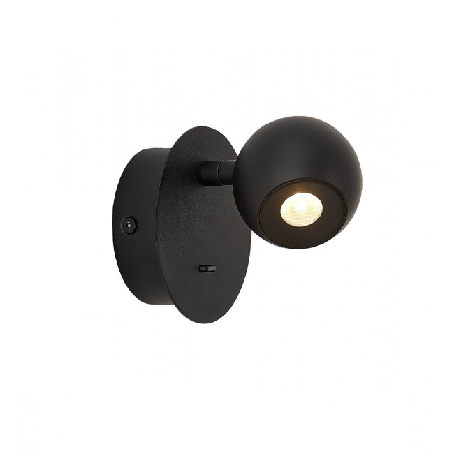 Απλίκα LED 3.3W 3000k Μαύρο Sebastian 4270800 VIOKEF