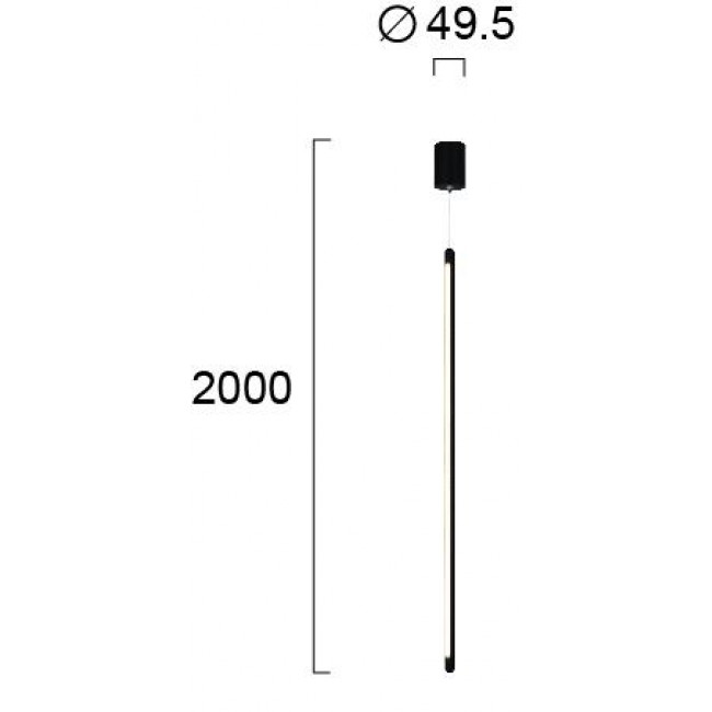 Φωτιστικό LED 13.6W 3000k Μαύρο Speed 4272700 VIOKEF