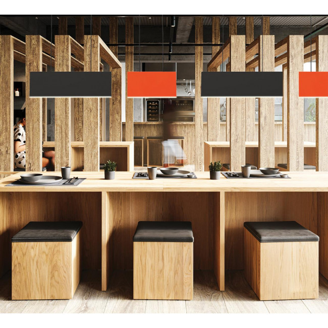 Φωτιστικό LED 23.5W 3000k Μαύρο Και Πορτοκαλί Chroma 4274300 VIOKEF