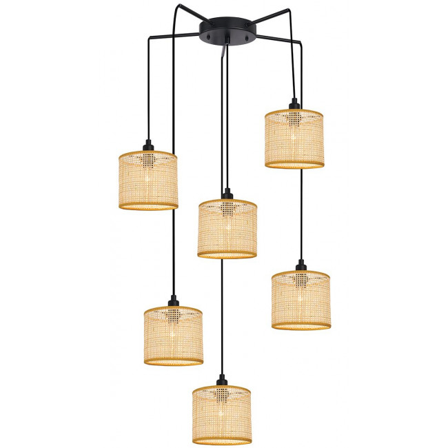 Φωτιστικό Εξάφωτο E27 Φυσικό Erica 4275000 VIOKEF