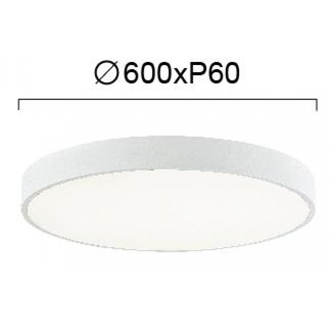 Πλαφονιέρα LED 67W 3000k-4000k Λευκό Madison 4276200 VIOKEF