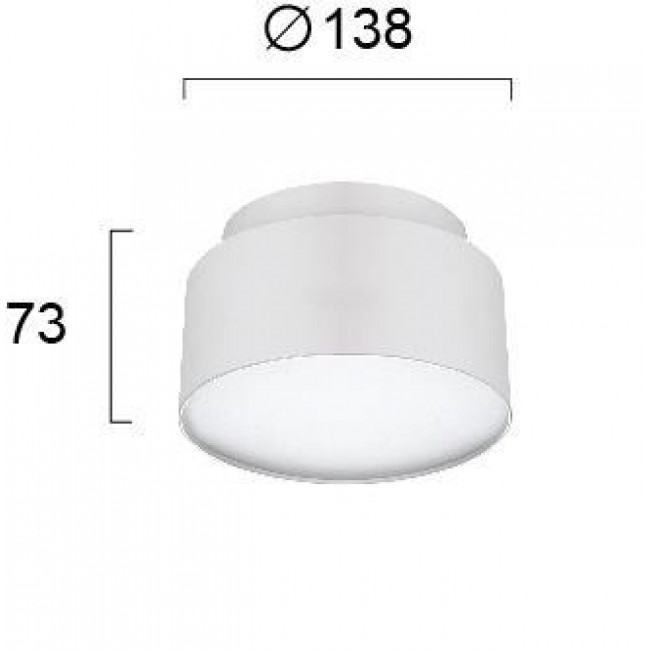 Φωτιστικό LED 22W 3000k Λευκό Gabi 4279500 VIOKEF