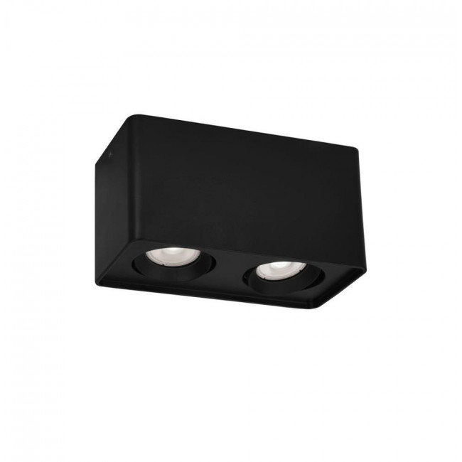 Σπότ Οροφής Δίφωτο GU10 Μαύρο Arion 4279901 VIOKEF
