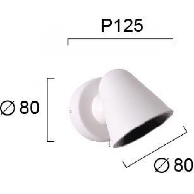 Απλίκα LED 6W 3000k Λευκό Enzo 4280900 VIOKEF
