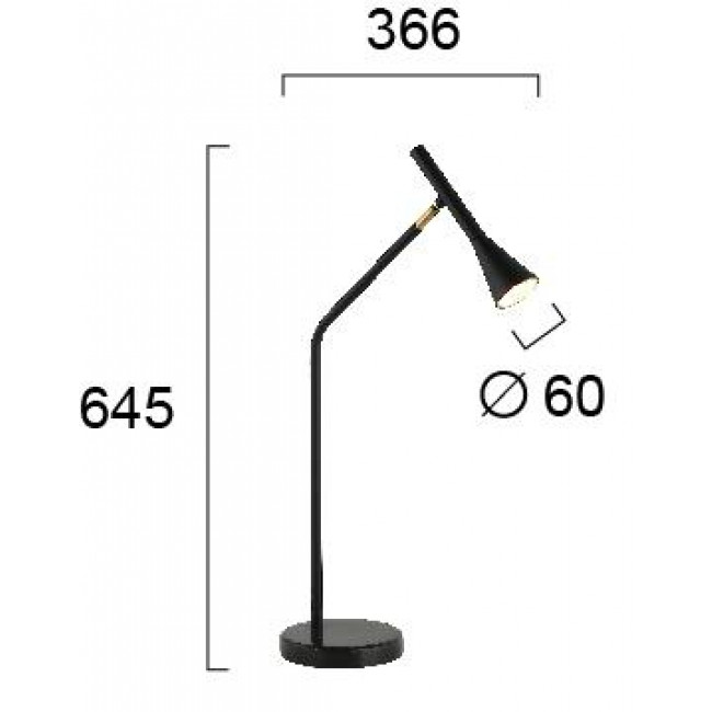 Πορτατίφ GU10 Μαύρο Και Χρυσό Melody 4283500 VIOKEF