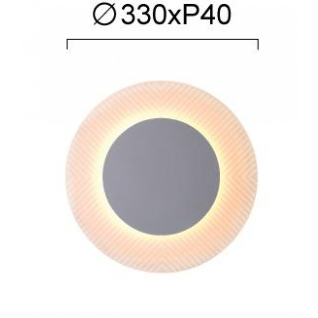 Απλίκα LED 7W 3000k Λευκό Και Διάφανο Fantasia 4287900 VIOKEF