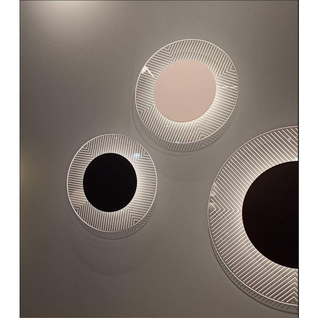 Απλίκα LED 7W 3000k Μαύρο Και Διάφανο Fantasia 4287901 VIOKEF