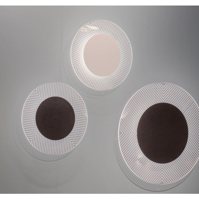 Απλίκα LED 7W 3000k Μαύρο Και Διάφανο Fantasia 4287901 VIOKEF
