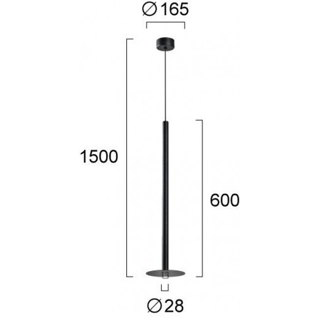 Φωτιστικό LED 6W 3000k Μαύρο Charisma 4290800 VIOKEF