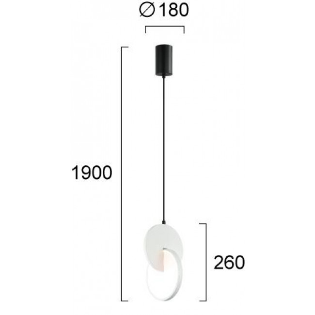 Φωτιστικό LED 5W 3000k Λευκό Magic 4292400 VIOKEF