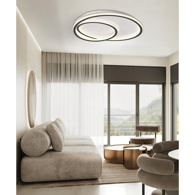 Φωτιστικό LED 40W 3000k Λευκό Και Μαύρο Arla 4292500 VIOKEF