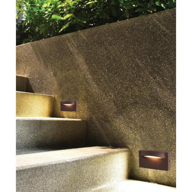 Απλίκα LED 9W 3000k Καφέ Vita 4298201 VIOKEF