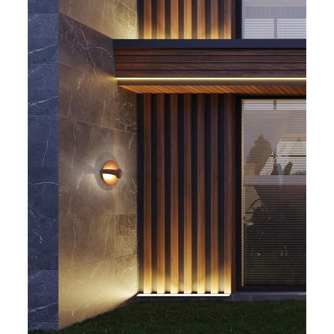 Απλίκα LED 12W 3000k Καφέ Mayorka 4298701 VIOKEF