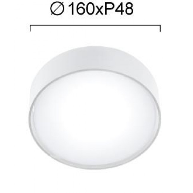 Πλαφονιέρα LED 10W 3000k Λευκό Ibiza 4298801 VIOKEF