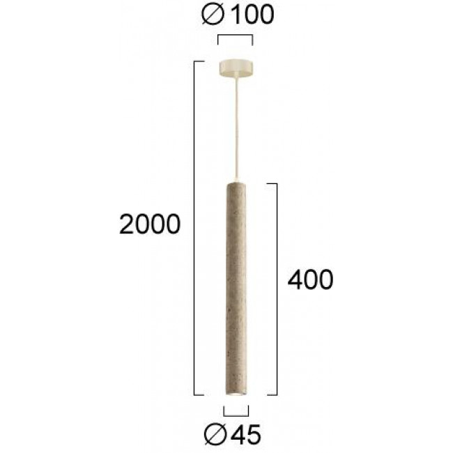 Φωτιστικό LED 7W 3000k Μπεζ Leonard 4301000 VIOKEF