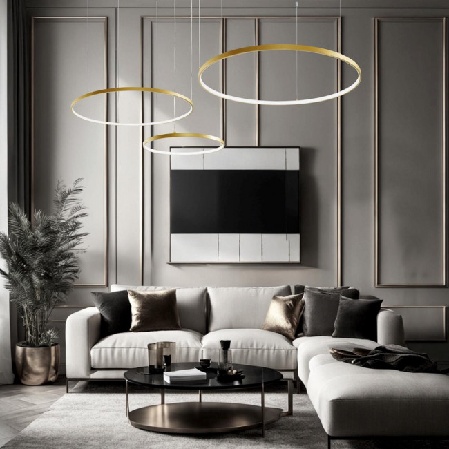 Φωτιστικό LED 70W 3000k-6000k Χρυσό Maximos 4301101 VIOKEF