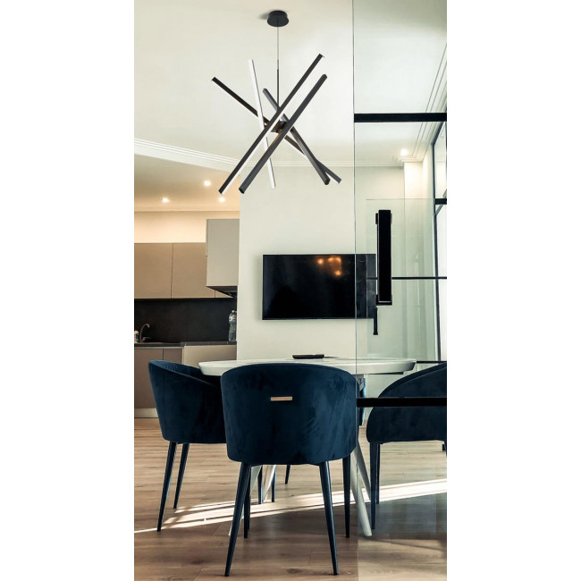 Φωτιστικό LED 49W 3000k-6000k Μαύρο Ray 4301300 VIOKEF