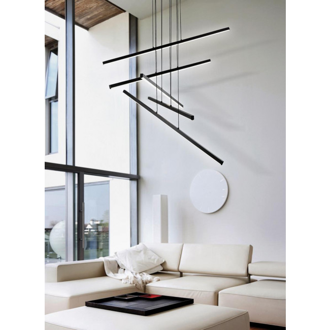 Φωτιστικό LED 60W 3000k Μαύρο Ray 4301400 VIOKEF