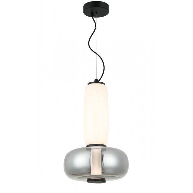 Φωτιστικό LED 18W 3000k Μαύρο Και Φυμέ Avery 4302500 VIOKEF