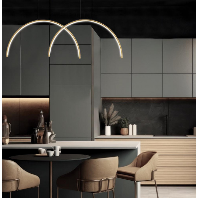 Φωτιστικό LED 39W 3000k Χρυσό Megan 4303100 VIOKEF