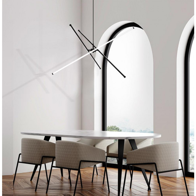 Φωτιστικό LED 41W 3000k Μαύρο Sandy 4307100 VIOKEF