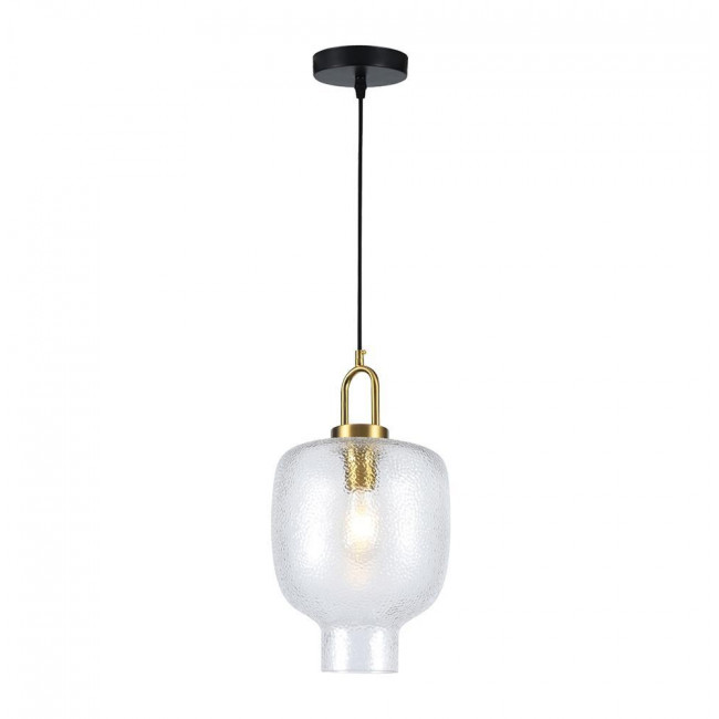 Φωτιστικό Μονόφωτο E27 Χρυσό Και Διάφανο Oslo 4312200 VIOKEF