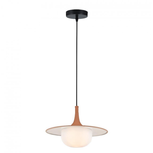 Φωτιστικό Μονόφωτο G9 Καφέ Και Λευκό Fred 4312601 VIOKEF