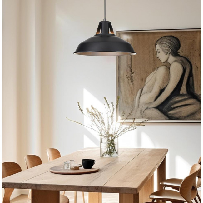 Φωτιστικό Μονόφωτο E27 Μαύρο Velma 4316501 VIOKEF