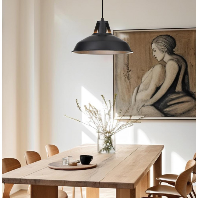 Φωτιστικό Μονόφωτο E27 Μαύρο Velma 4316501 VIOKEF